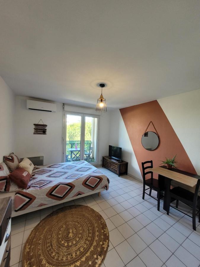 Charmant Studio Vue Sur Les Berges Du Lez Daire Montpellier Dış mekan fotoğraf